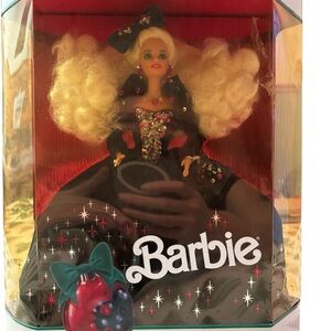 Barbie Holiday Special Edition Doll in Emerald Green  and Red Gown- Never Opened